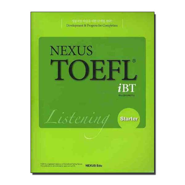 Nexus TOEFL iBT Listening Starter (테이프 별매)